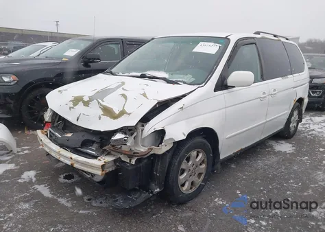 2004 Honda Odyssey Ex from USA, damaged, VIN 5FNRL18674B071197